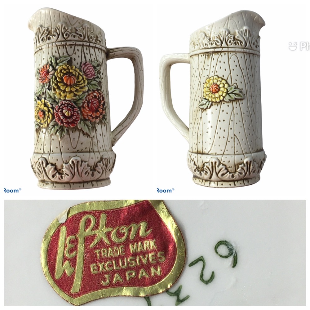 Cottagecore Floral Pitcher Farmhouse Decor